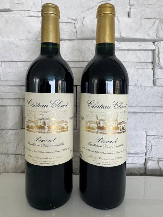 1996 Château Clinet - Pomerol - 2 Bottles (0.75L)