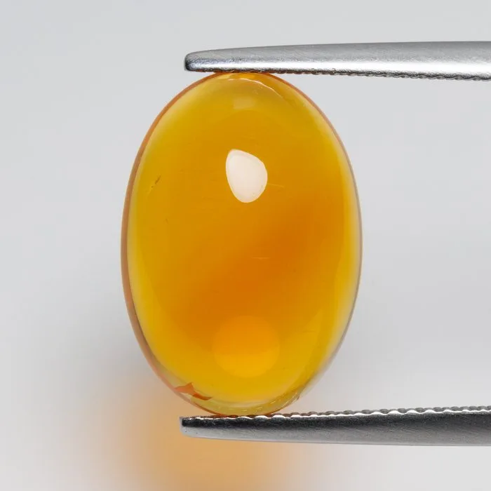 1 pcs Orange Fire Opal - 6.01 ct - International Gemological Institute (IGI)