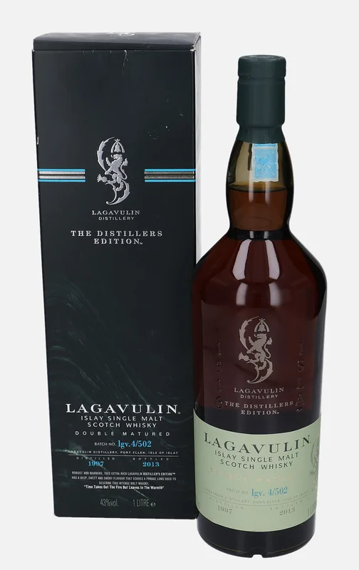Lagavulin – 1997 Distillers Edition Double Matured lgv. 4/502 (1L, 43%)