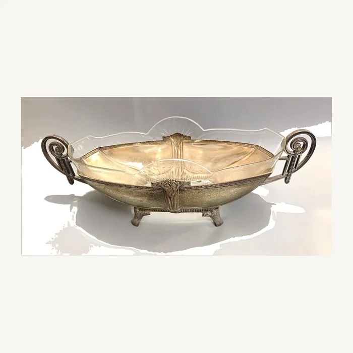 Centrepiece - Glass, Metal, Silverplated - WMF