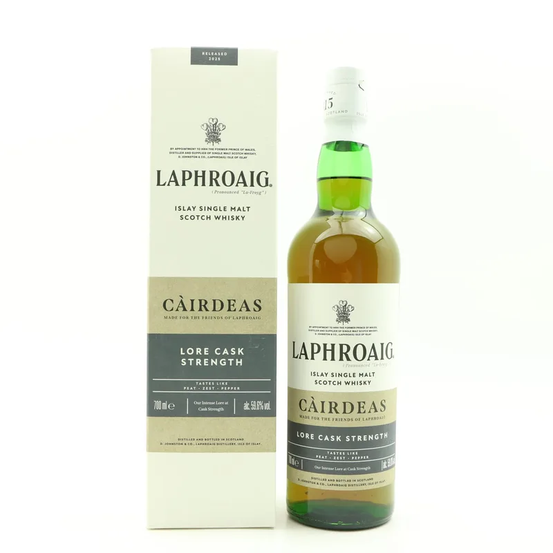Laphroaig – Cairdeas Lore Cask Strength 2025 Release (70cl, 59.6%)