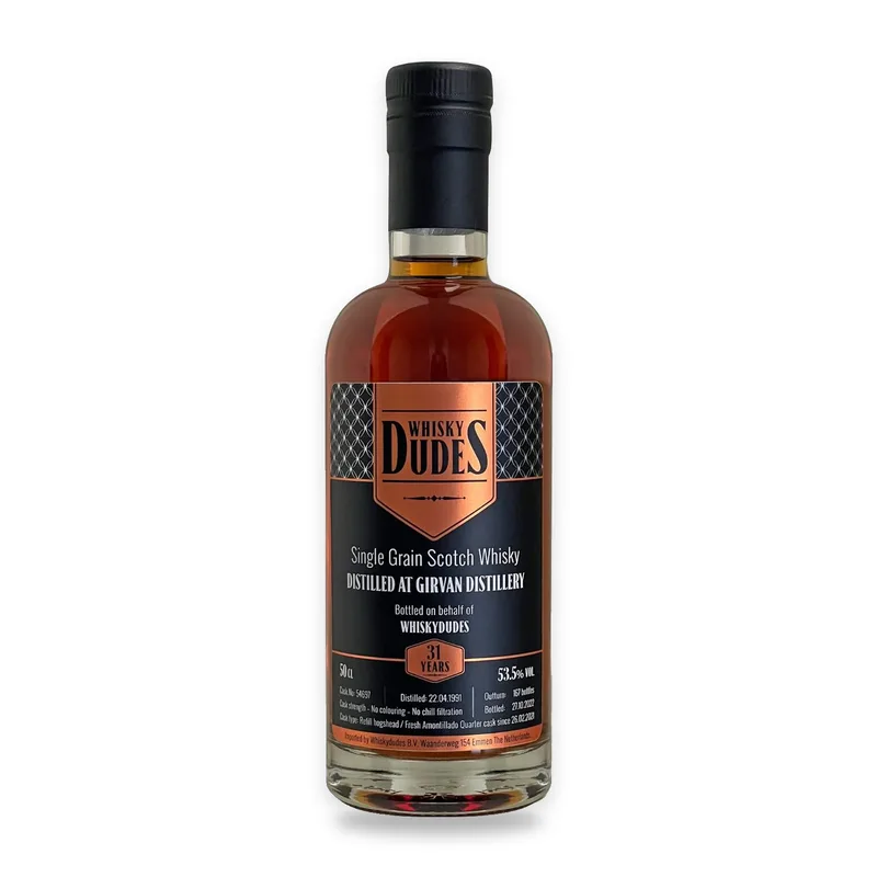 WhiskyDudes Girvan 31 Year Old Amontillado Quarter Cask