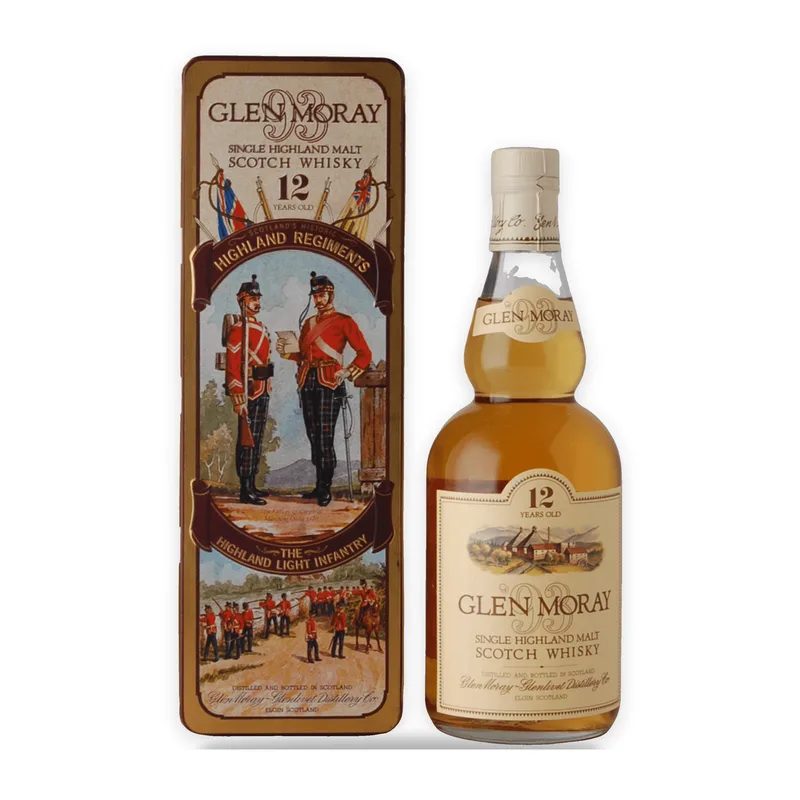 Glen Moray 12 Year Old Highland Regiments - The Highland Light Infantry 75cl