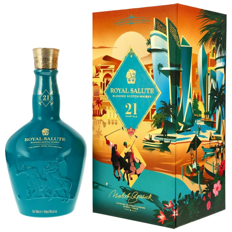 Chivas Regal Royal Salute 21 Year Old The Desert Jewel Polo Edition