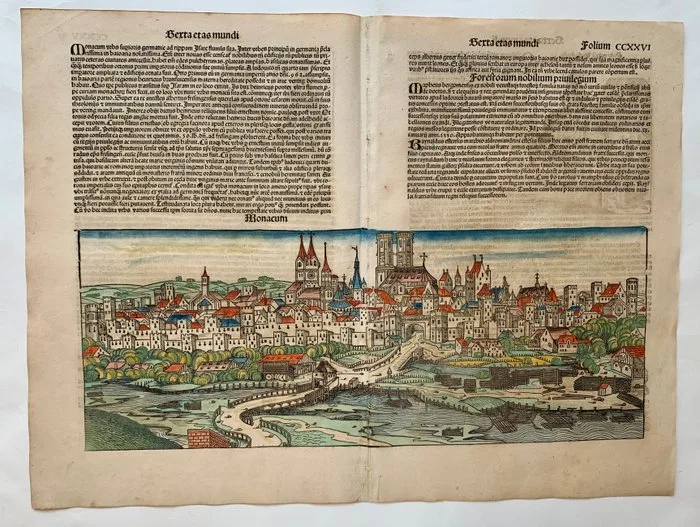 Germany - Munich; Hartmann Schedel/ Wohlgemut/ Pleydenwurff/Dürer - The Nuremberg Chronicle (Liber Chronicarum) - 1493