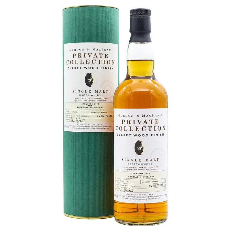 Gordon & MacPhail Imperial 9 Year Old 1990/2000 Claret Wood Finish Casks 97/304 4,5,6 (70cl, 40%)