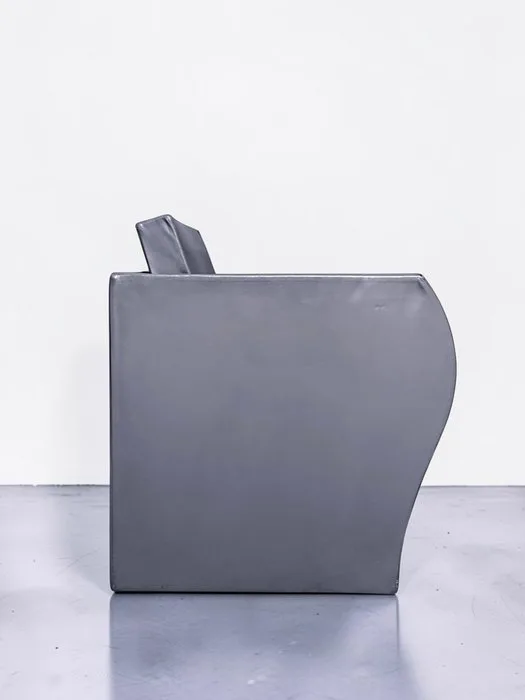 Ligne Roset - Jean Nouvel - Fauteuil - Elementary - Simple Bridge - Skaï - 1991