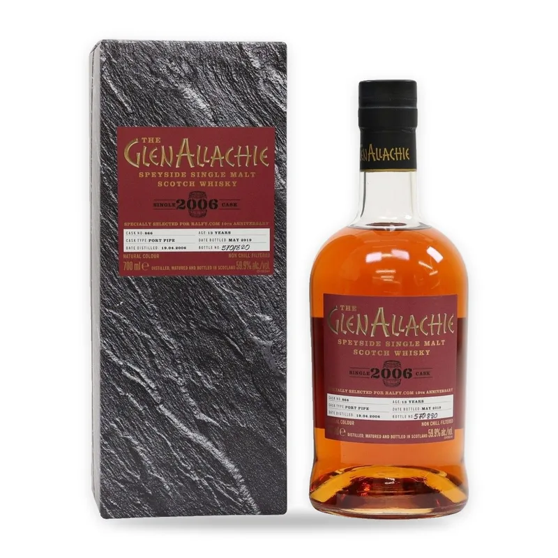 GlenAllachie – 13 Year Old 2006 - Single Cask #866 - Ralfy 10th Anniversary