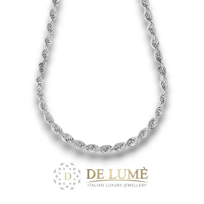 Necklace - 18 kt. White gold - Empty rope 17.6 g