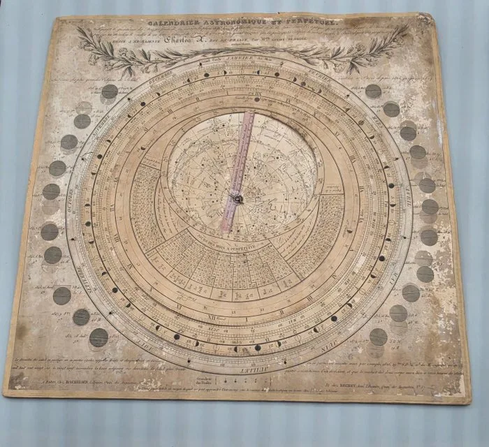 Astronomical and Perpetual Calendar - Cardboard - GINOT DESROIS (MADEMOISELLE)
