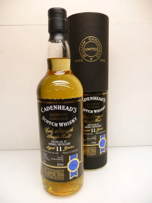 Ardbeg 1993 11 years old Authentic Collection Cask Strength - Cadenhead's - b. 2005 - 70cl
