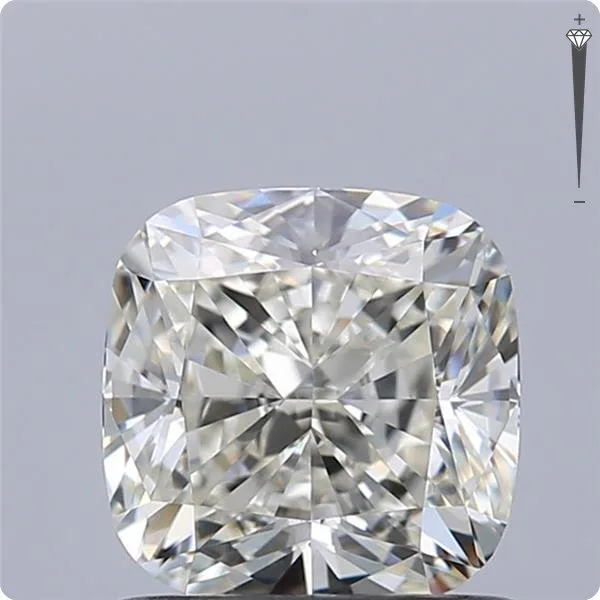 1 pcs Diamond (Natural) - 1.01 ct - Cushion - H - IF - International Gemological Institute (IGI) - Excellent Excellent