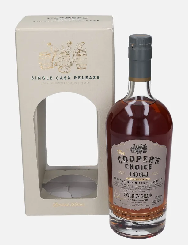 Golden Grain – 1964 51 Year Old The Vintage Malt Whisky Co. The Cooper’s Choice