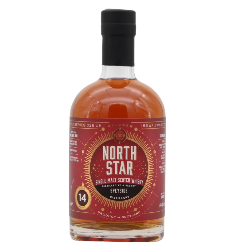Secret Speyside – 14 Year Old 2010/2025 Cask Series 026 UK North Star Spirits