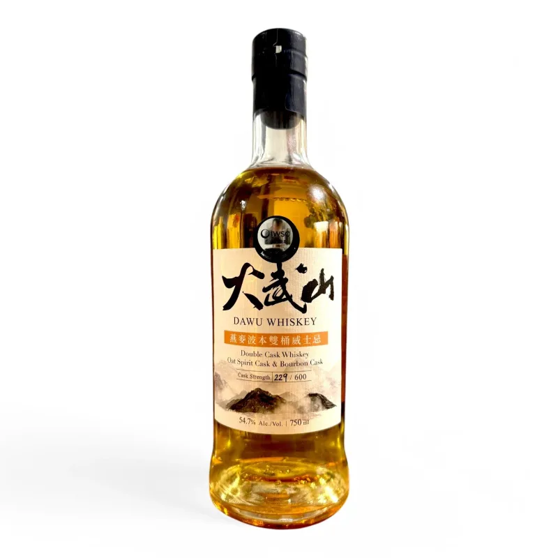 Dawu Whiskey Double Cask Oat & Bourbon Cask Strength Taiwanese Single Malt Whisky (2023) (75cl, 54.7%)