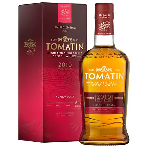 Tomatin 12 Year Old 2010/2023, The Italian Collection (Amarone Casks – 2 of 3) (70cl, 46%)