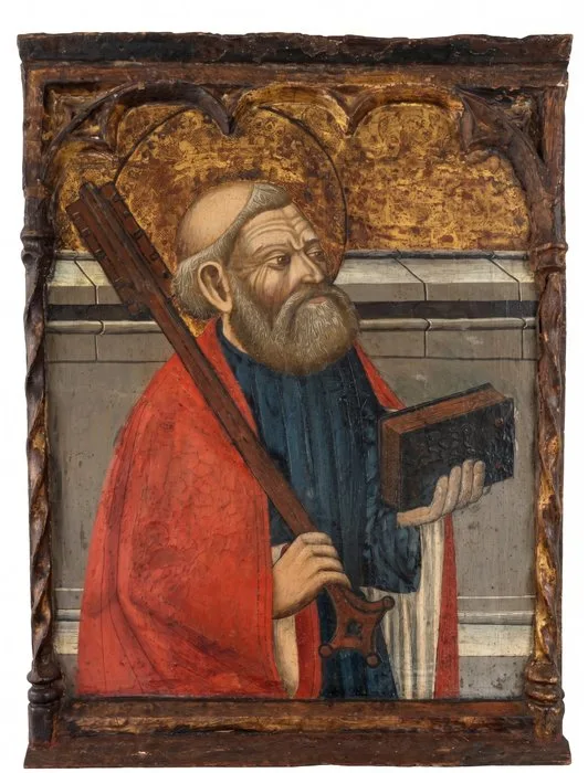 Bernat Puig e Ramon Gonçalvo (XV), Circle of - San Pietro in cornice Gotica