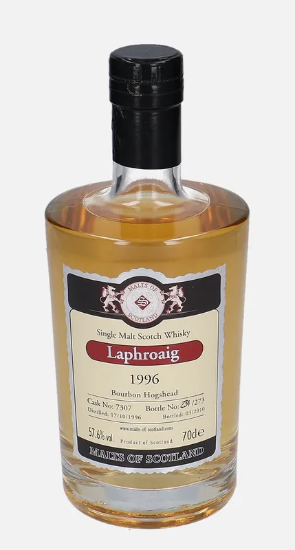 Laphroaig – 1996 Malts of Scotland (70cl, 57.6%)