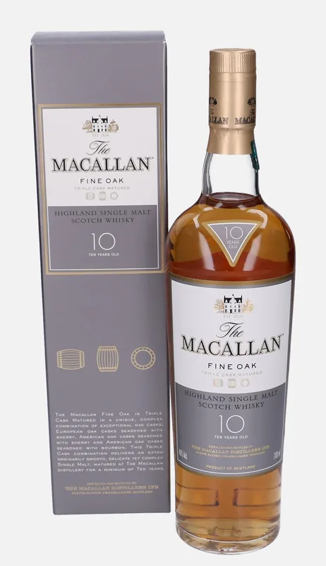Macallan – 10 Year Old Fine Oak Triple Cask Matured