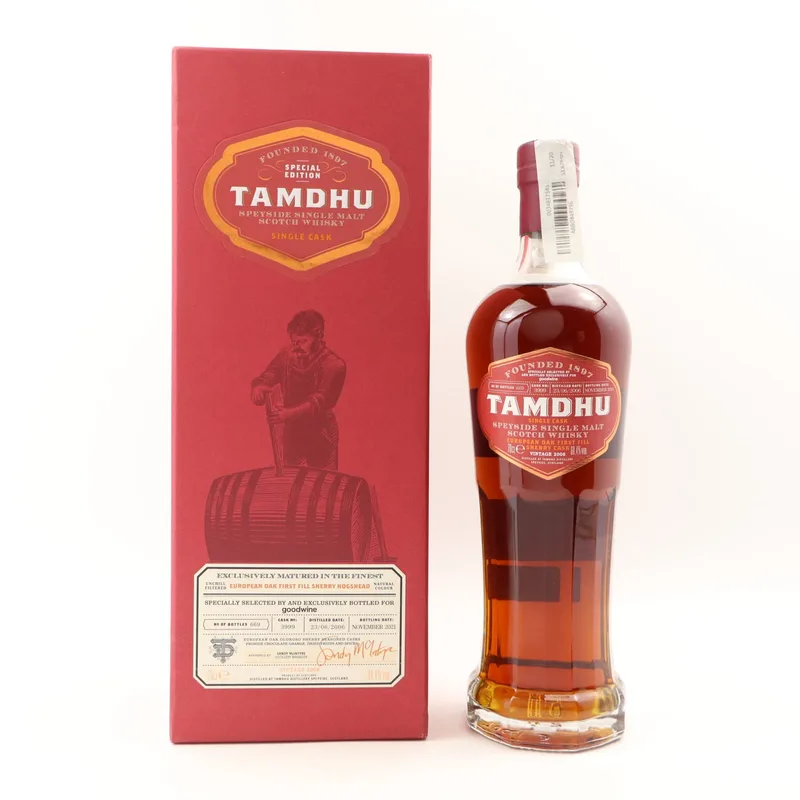 Tamdhu – 2006 Single Cask #3999 for Goodwine (70cl, 60.4%)
