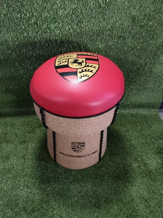 Porsche Champagne Cork Puff – Unique Collector’s Piece - Bench - Cork