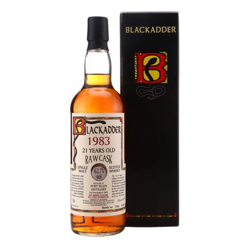 Port Ellen – 1983 Blackadder Raw Cask 21 Year Old (70cl, 62.70%)