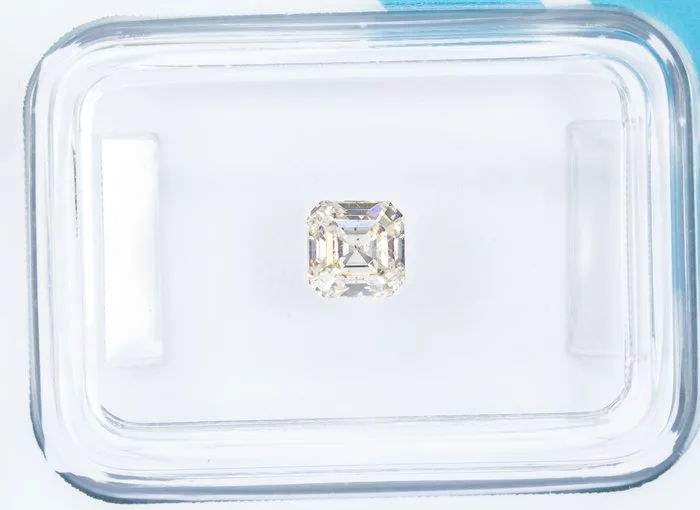 1 pcs Diamond (Natural) - 0.51 ct - Emerald - I - SI1 - International Gemological Institute (IGI)
