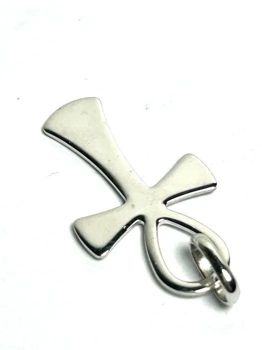 Pendant - 18 kt. White gold