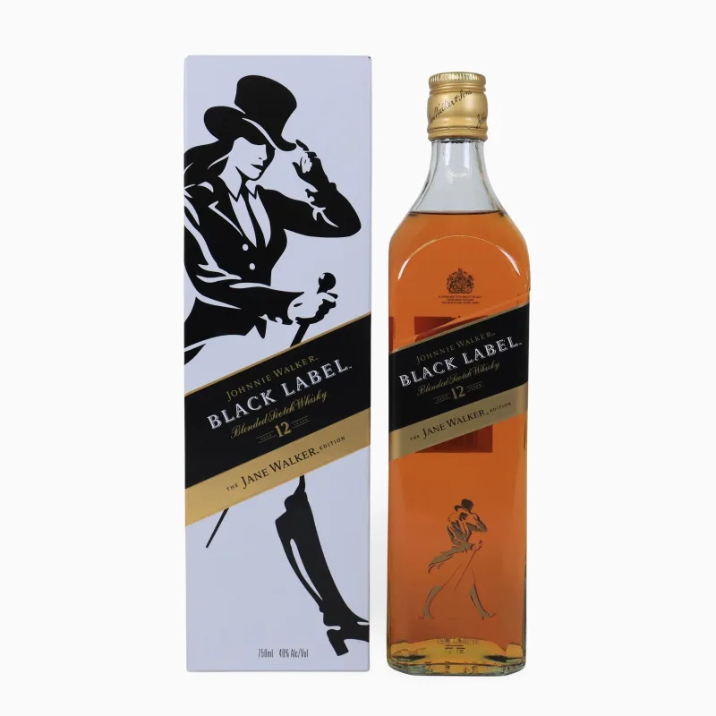 Johnnie Walker – 12 Year Old (Black label, Jane Walker) 75cl
