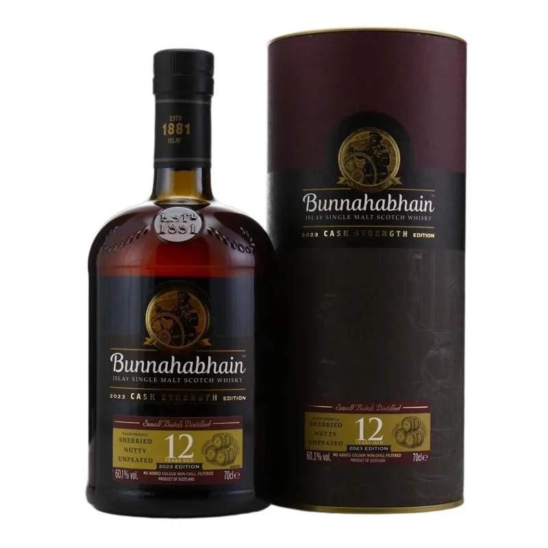 Bunnahabhain – 12 Year Old Cask Strength 2023 Edition (70cl, 60.10%)