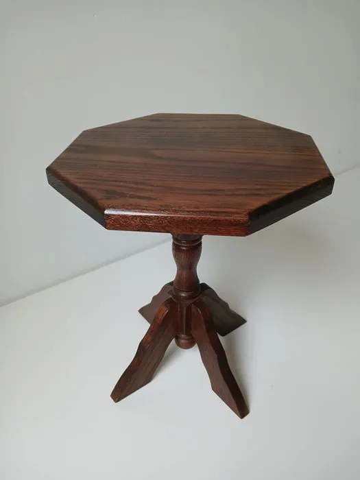Side table - Oak - Vintage - 1970s