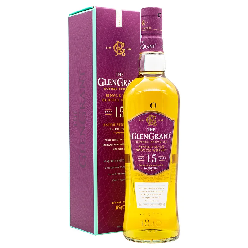 Glen Grant – 15 Year Old Batch Strength 1st Edition (70cl, 50%)