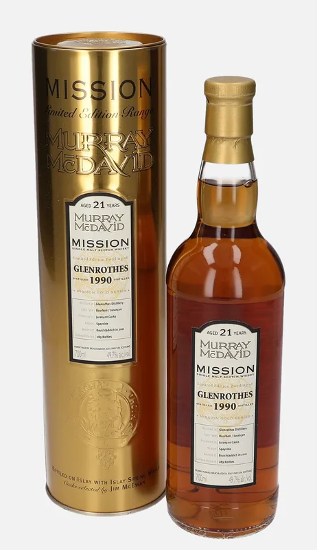 Glenrothes – 1990 21 Year Old Murray McDavid Mission Gold Series
