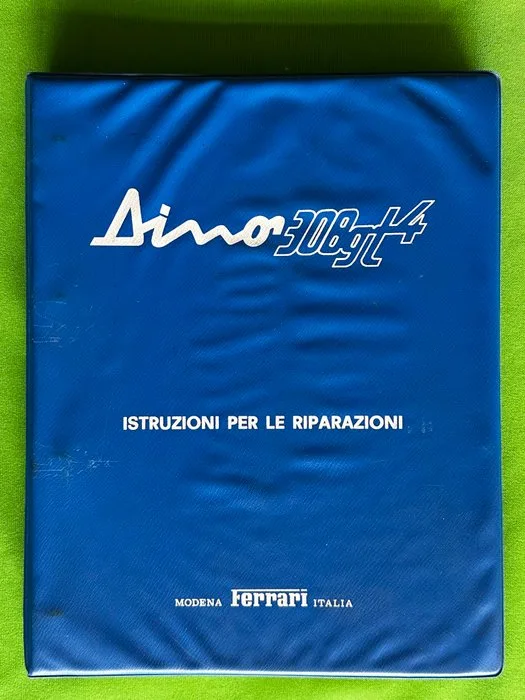 Manual - Ferrari - Dino 308 GT4 - Istruzioni per le riparazioni - 1975