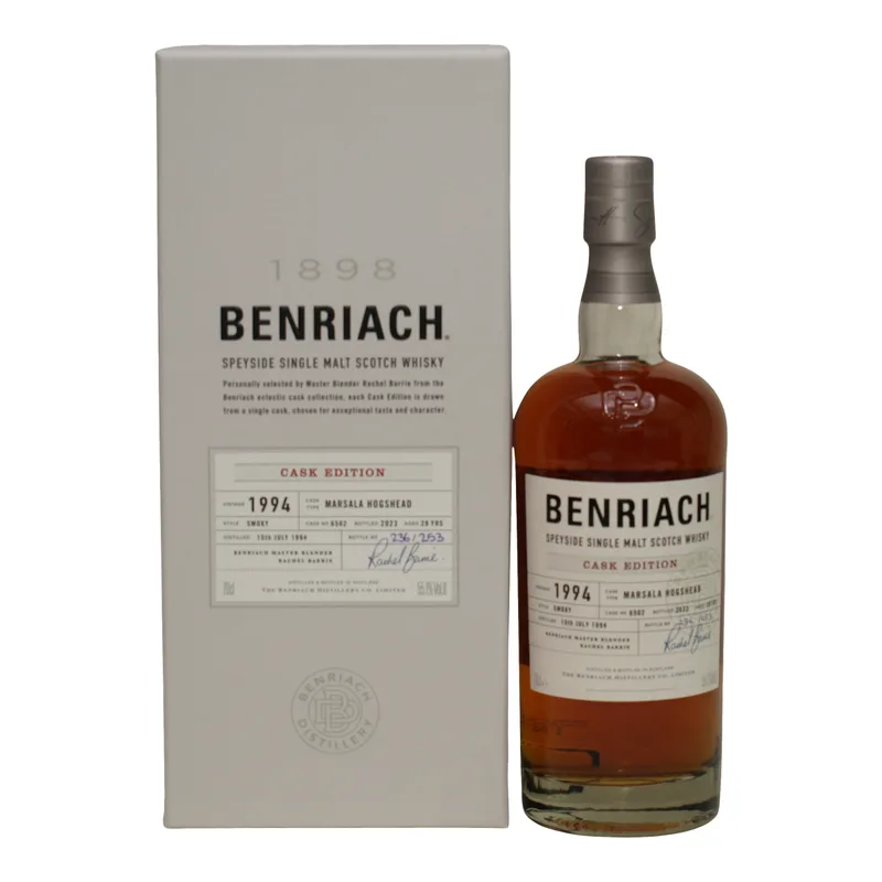Benriach – 1994 Smoky Marsala Cask 28 Year Old (70cl, 55.1%)