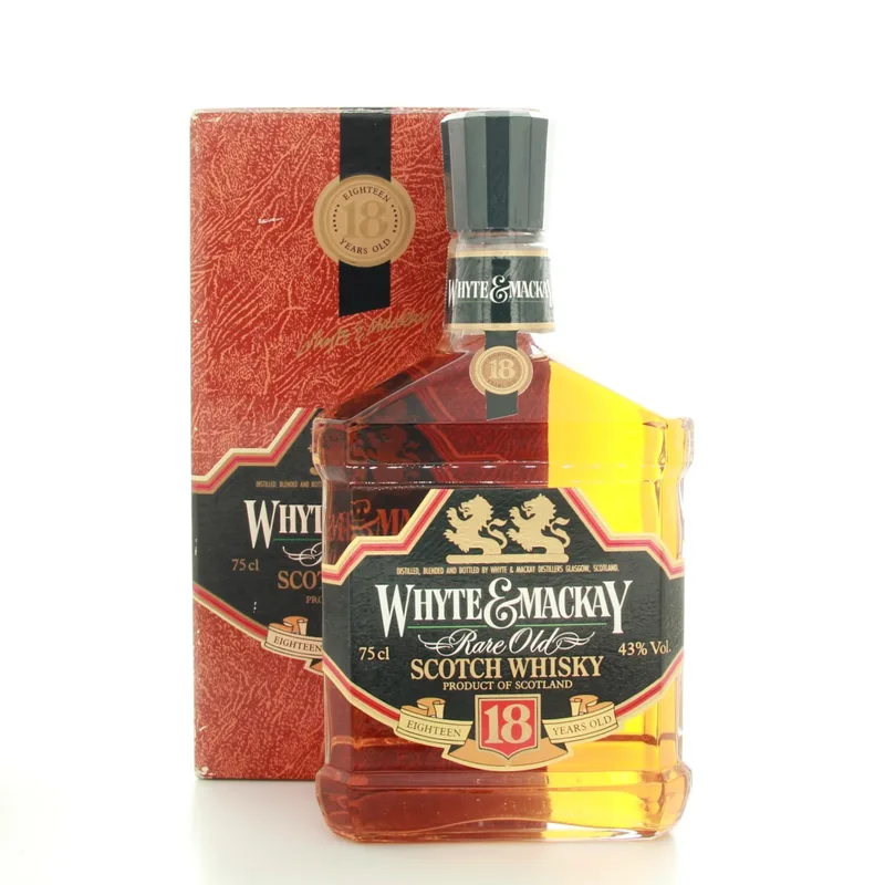 Whyte & Mackay 18 Year Old Rare Old (1980s Edition) (75cl, 43%)