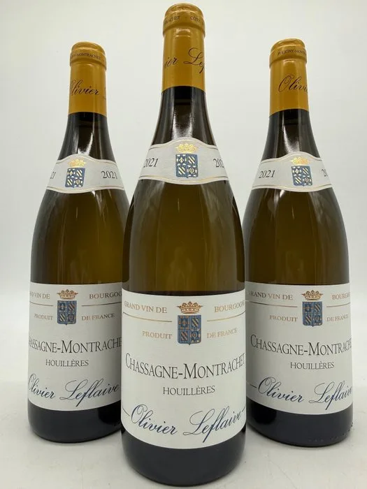 2021 Olivier Leflaive "Les Houillères" - Chassagne-Montrachet - 3 Bottles (0.75L)