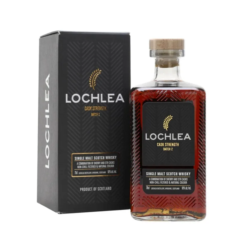 Lochlea – Cask Strength Batch 2 PX, Oloroso & STR Wine Matured Lowland Single Malt Scotch Whisky (2024)