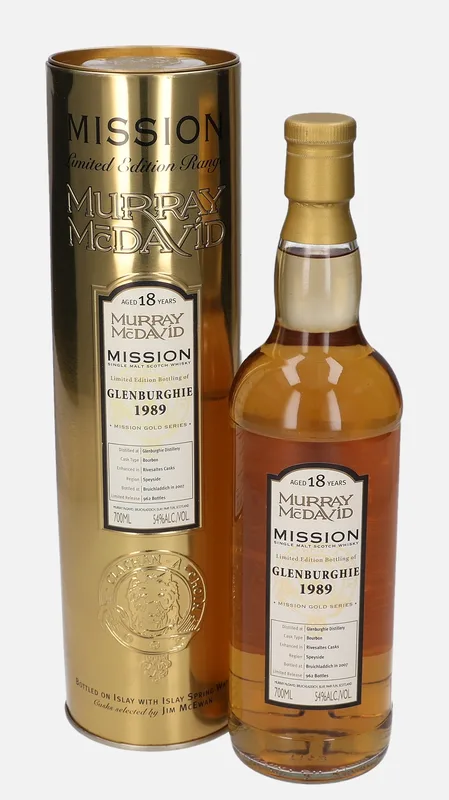 Glenburgie – 1989 18 Year Old Murray McDavid Mission Gold Series