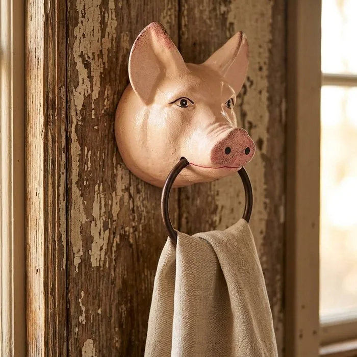 Decorative ornament - Europe - Cast Iron Pig