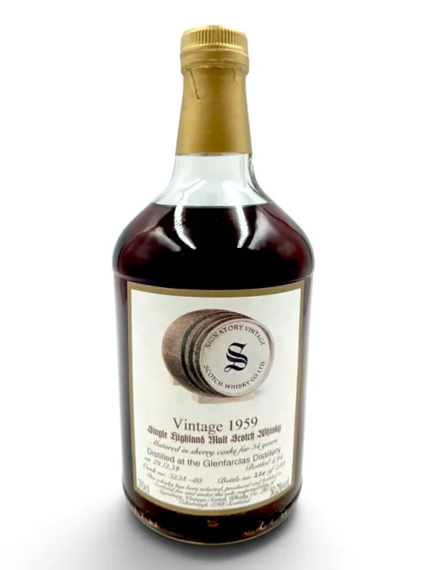 Glenfarclas – 1959 34 Year Old Signatory Vintage (70cl, 50.2%)