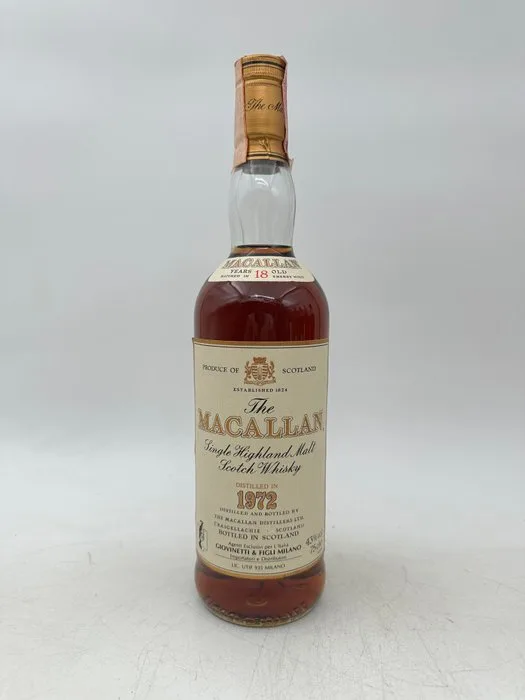 Macallan 1972 18 years old Sherry Wood - 75cl
