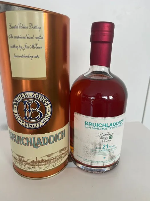 Bruichladdich 1992 21 years old Valinch - Monte Carlo Whisky Society - b. 2014 - 70cl