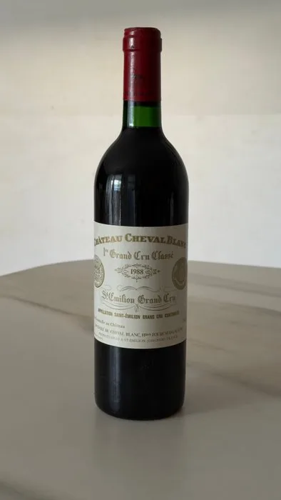 1988 Château Cheval Blanc - Bordeaux, Saint-Émilion 1er Grand Cru Classé - 1 Bottle (0.75L)