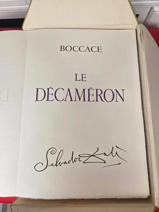 Boccace; Salvador Dalí - Le Décaméron - In a very rare presentation and format - 1972