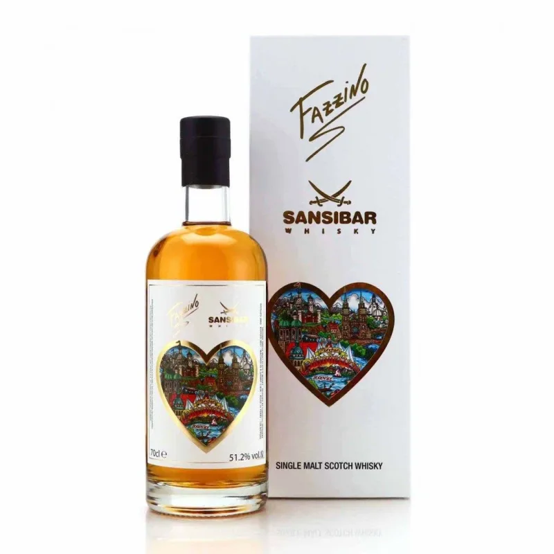 Tomintoul – 16 Year Old 2005 Sansibar Single Sherry Cask Charles Fazzino Artwork (70cl, 51.2%)