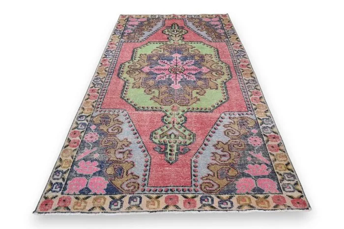 Vintage Usak - Rug - 230 cm - 130 cm - √ handmade √ certificate
