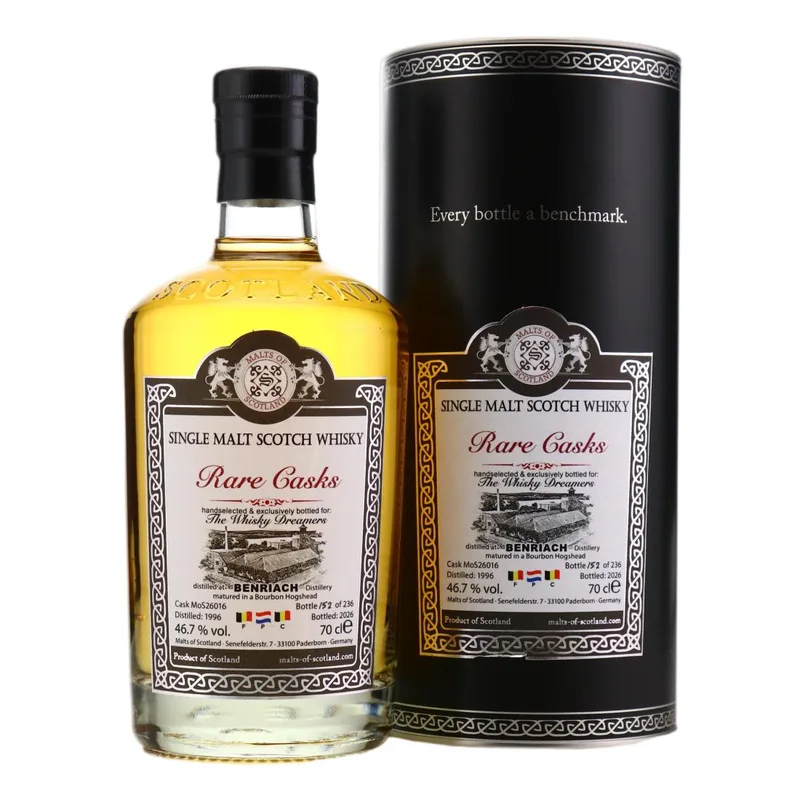 Benriach – 1996 Malts of Scotland Rare Casks (70cl, 46.70%)