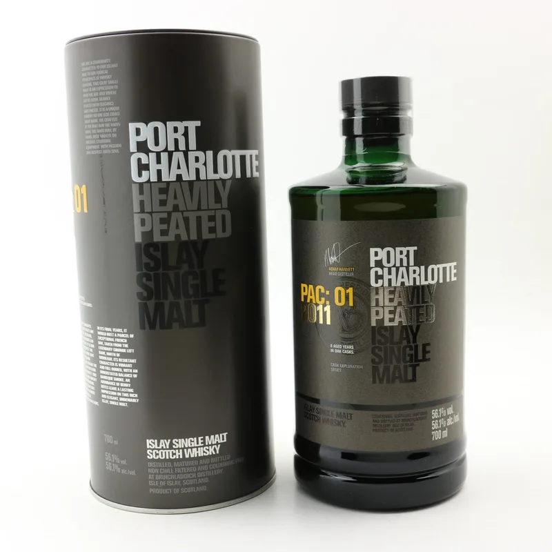 Port Charlotte – PAC:01 2011 8 Year Old (70cl, 56.1%)