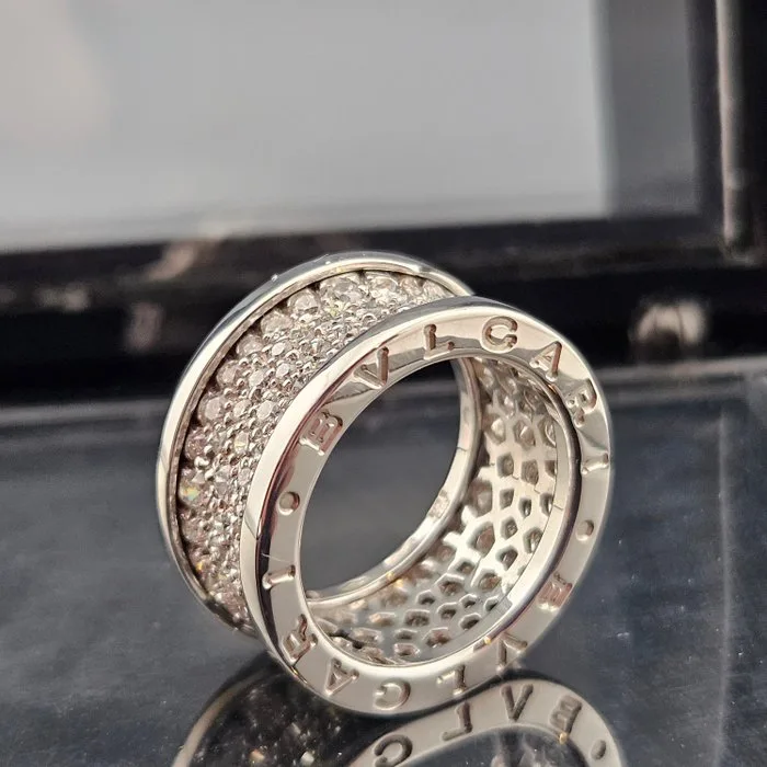 Bvlgari - Ring - B.zero 1 - 18 kt. White gold - 1.93ct. tw. Diamond (Natural) - Bvlgari | Ring | B.zero 1